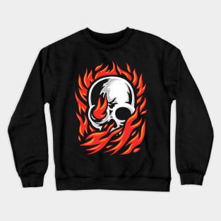 Fire Skull Crewneck Sweatshirt